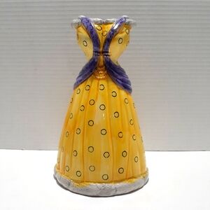 Milson & Louis Yellow Dress Vase.